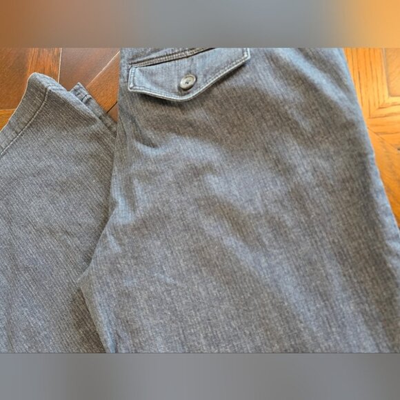 Ann Taylor Loft Size 8 Modern Trouser Wide-Leg Medium Wash Denim Pants - Picture 9 of 10